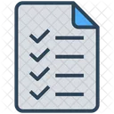 Document Paper List Icon