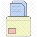 Document Lineal Color Icon Icône