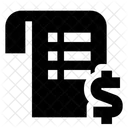 Document Income Proof Agreement Icon
