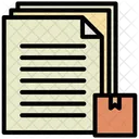 Papier Rapport Enregistrement Icône