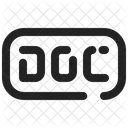 Word Document File Format Icon
