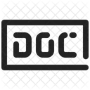 Word Document File Format Icon