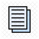 Document Sheet Paper Icône