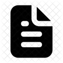 Document File Text File Icon