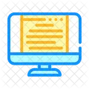 Document Data Computer Icône