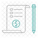Document Shopping Retail Icon