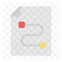 Document File Bezier Icon
