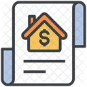 Real Estate Document Contract 아이콘
