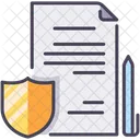 보험 서류 서류 보험 파일 아이콘