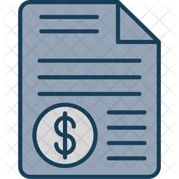 Document Invoice  Icon