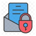 Document Lock File Lock Secure Report Icon