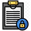 Document Lock  Icône