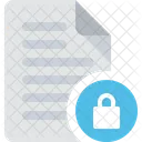 Document Lock File Icon
