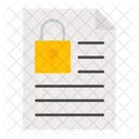 Document Locked  Icon