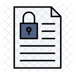 Document Locked  Icon