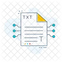 Document Management Text File Ai Text File Management Icon