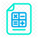 Maths Document Mathematiques Icon