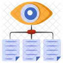 Document Monitoring Document Visualization Document Inspection Icon