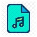 Fichier Audio Fichier De Musique Fichier Mp Icon