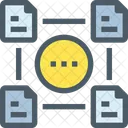 Network Document Connection Icon