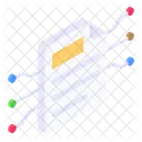 Paper Network Document Network Docs Network Icône