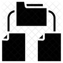 Folder Network Share Document Document Network Icon