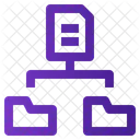 Document Network  Icon