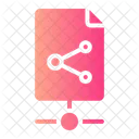 Document Network Folder Network Distributed Documents Icon
