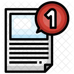 Document Notification  Icon