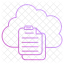 Document en nuage  Icône