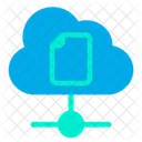 Cloud Computing Nuage Document Icône