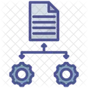 Document Processing Document Management Digital Document Icon