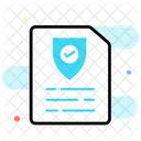 Document Protection File Security Encryption Icon