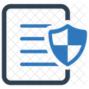 Shield Document Protection Icon