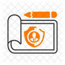 Donnees Document Cryptage Icon