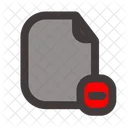 Document Remove File Paper Icon