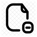 Document Remove Icon