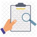 Document Review File Search File Review Icon