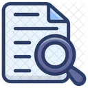 Document Review File Analysis Document Tracking Icon