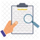 Document Review File Search File Review Icon