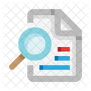 Magnifiers Document Search File Icon