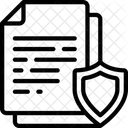 Document sécurisé  Icône