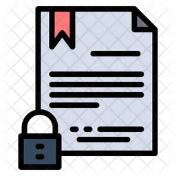 Document Security  Icon