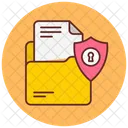 문서 보안  아이콘
