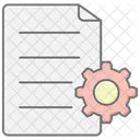 Document Setting Lineal Color Icon Icon