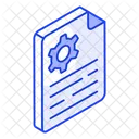 Document Setting Management Icon