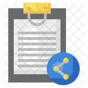 Document Share Share Notes Icon