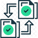 File Sharing Data Sharing Document Icon