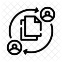 Document Sharing Collaboration File Editing Icon