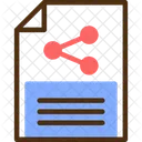 Document sharing  Icon